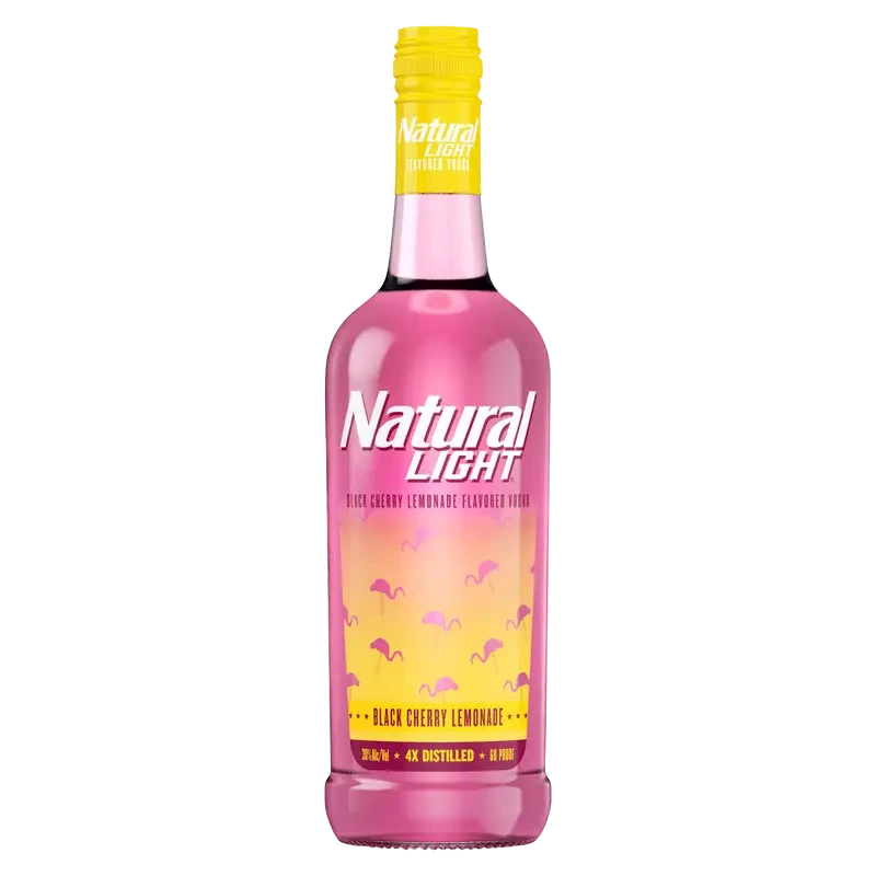 Natural Light Black Cherry Lemonade Vodka 750ml