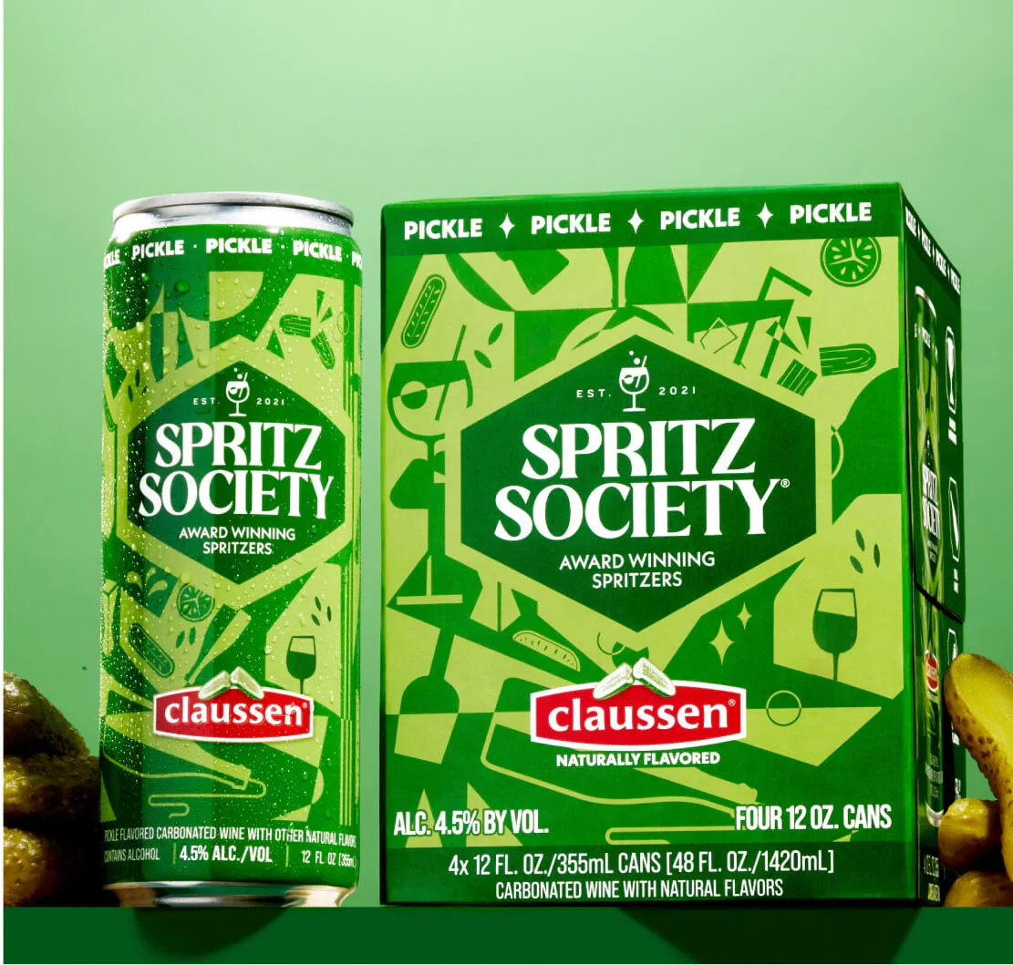 SPRITZ SOCIETY PICKLE CLAUSSEN 4@355M