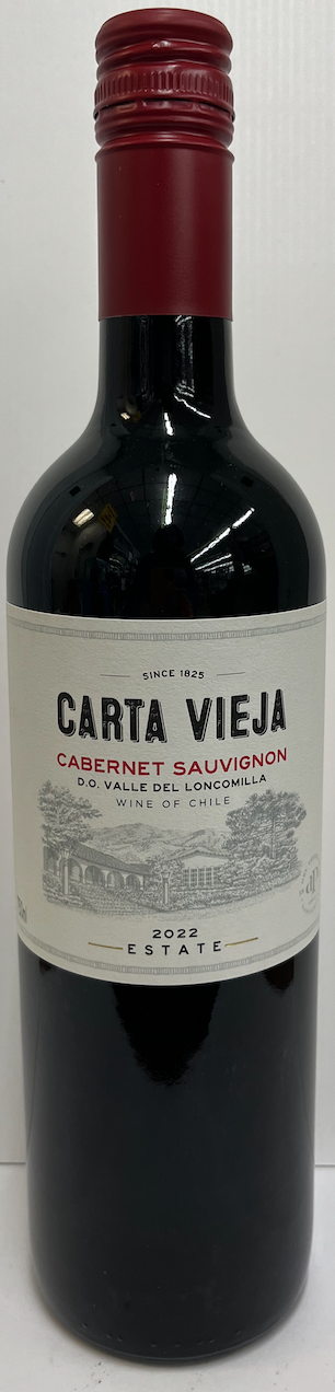 CARTA VIEJA CABERNET SAUVIGNON RESERVA 750M