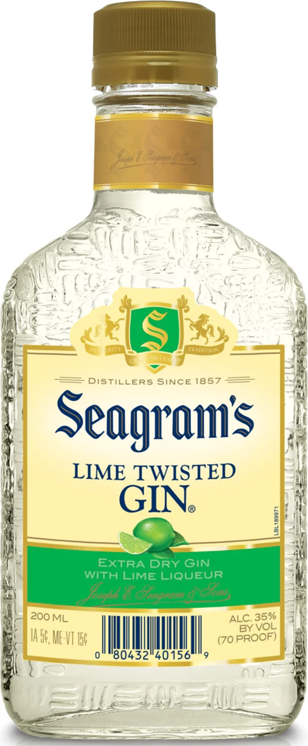 SEAGRAMS LIME TWIST GIN 200M
