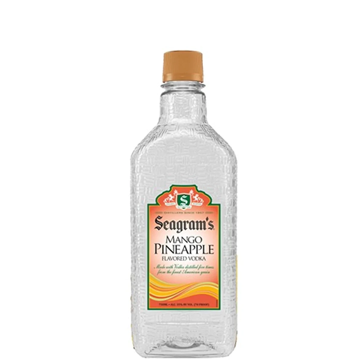 SEAGRAMS MANGO PINEAPPLE VODKA 750M