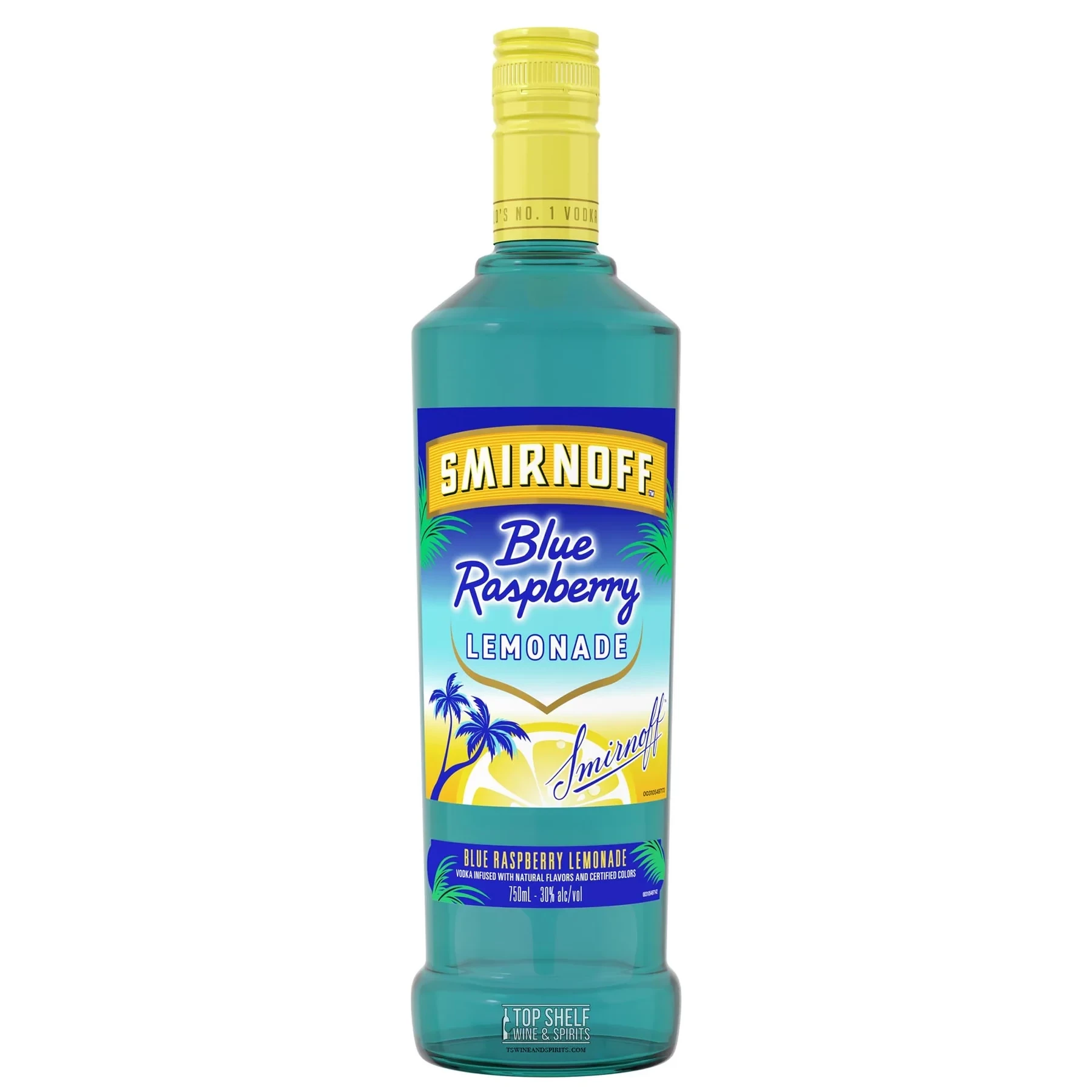 Smirnoff Blue Raspberry Lemonade Vodka 1.75L