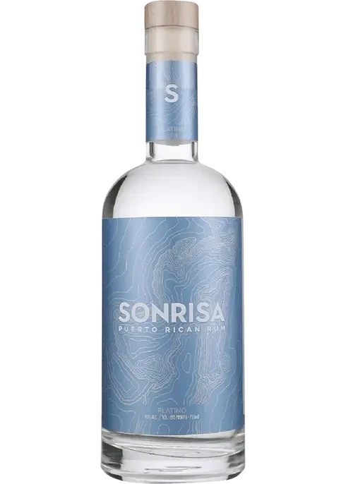 SONRISA PLATINO PUERTO RICAN RUM 750M