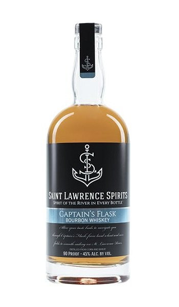ST LAWRENCE CAPTAINS FLASK BOURBON 750M