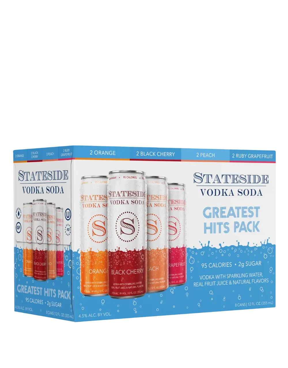 Stateside Vodka Soda 8 Pack 12oz Cans