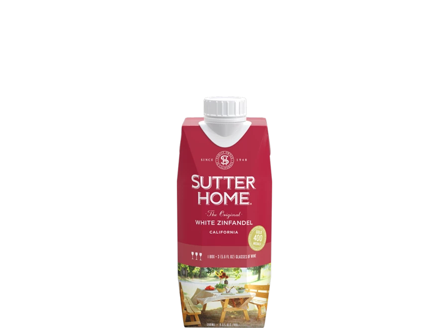 SUTTER HOME WHITE ZIN 500M