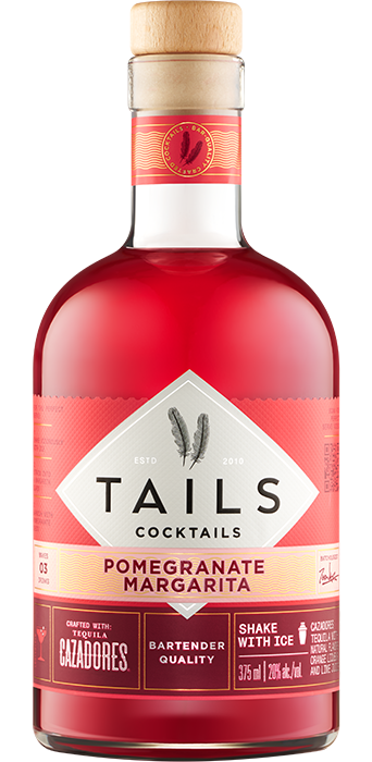 TAILS POMEGRANATE MARGARITA 375M COCKTAILS BACARDI