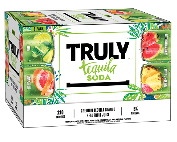 TRULY TEQUILA SODA VARIETY 8@355M