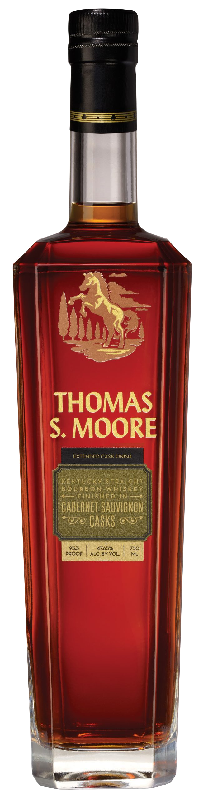 TS MOORE CAB CASK BOURBON 750M