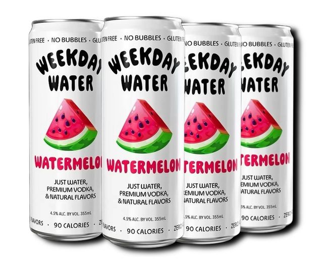 WEEKDAY WATER WATERMELON 4@355M