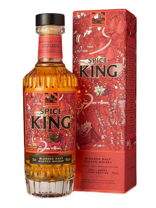 SPICE KING SCOTCH WHISKY BLENDED MALT 700M