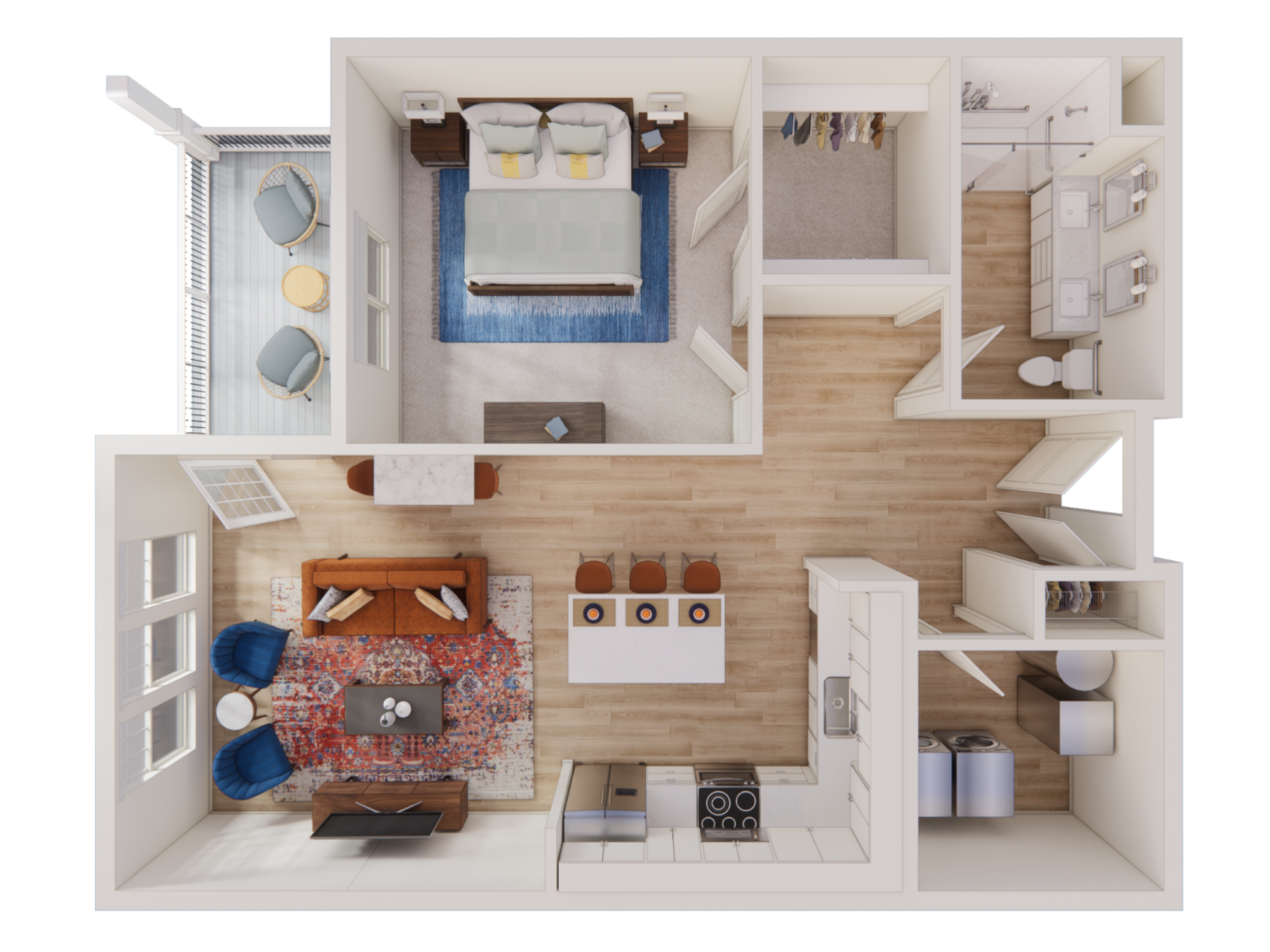 Unit Type 1.2 w/ Balcony