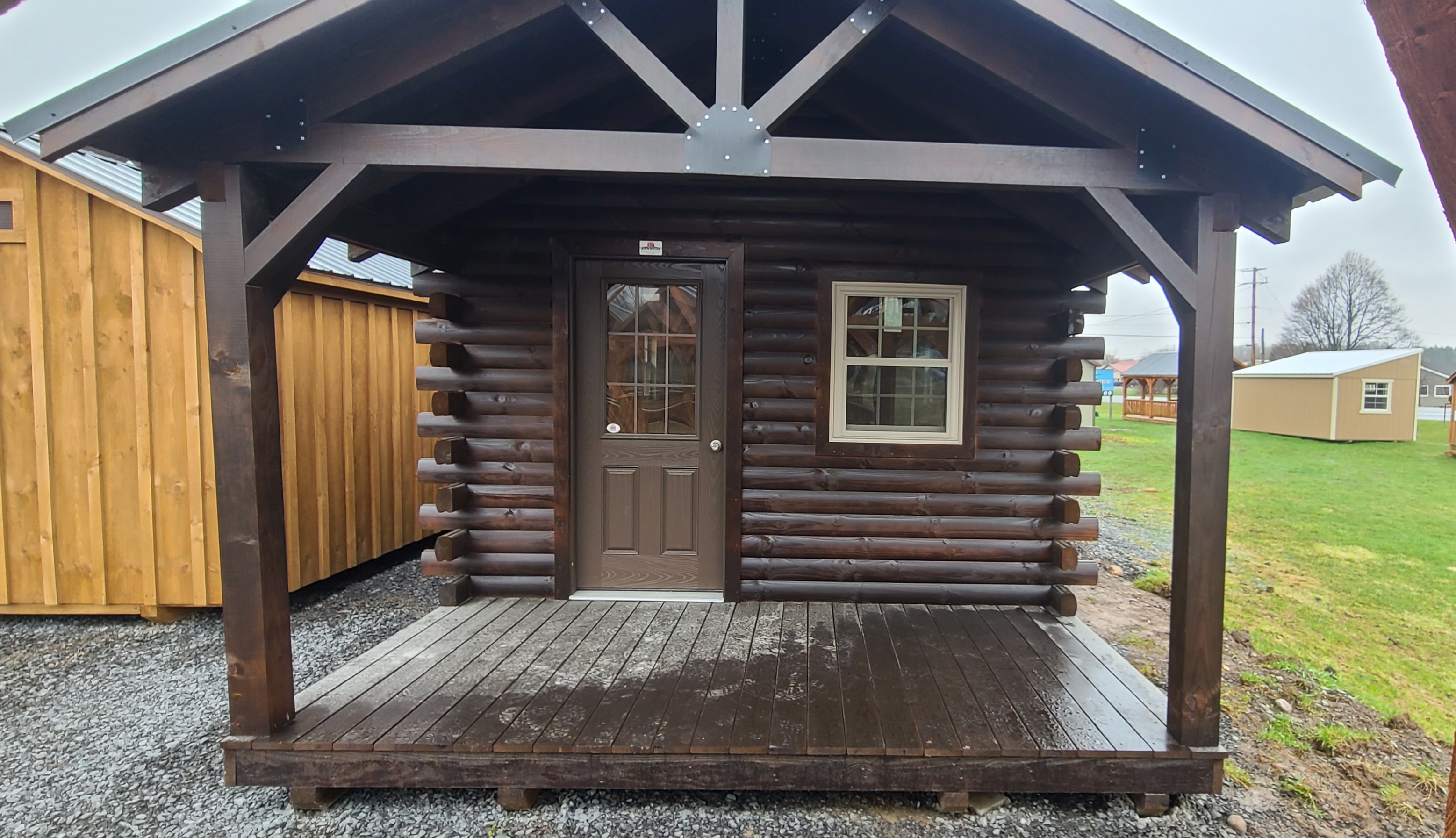 12x30 Timber Trail D-Log Cabin