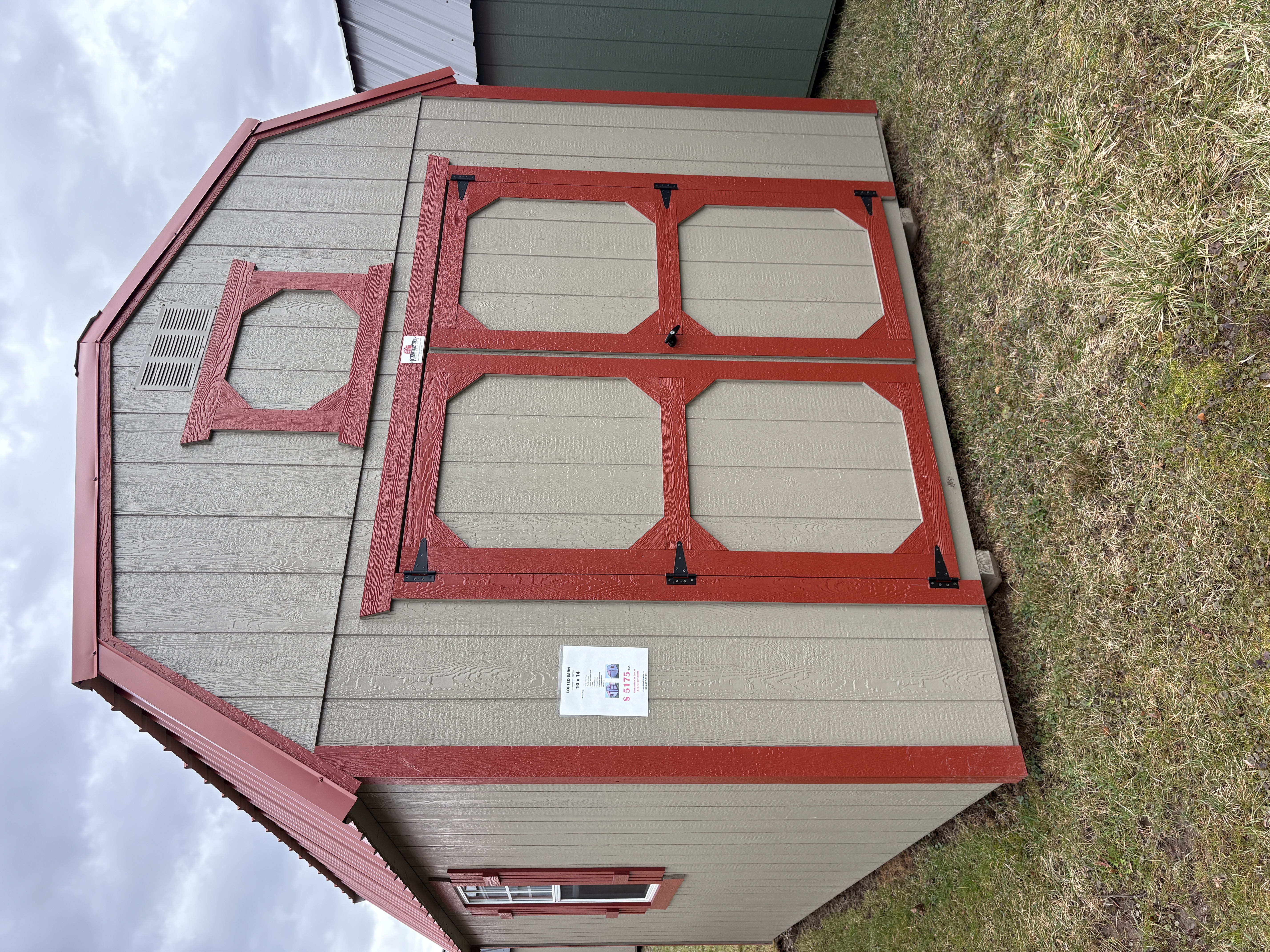 10x14 Lofted Barn