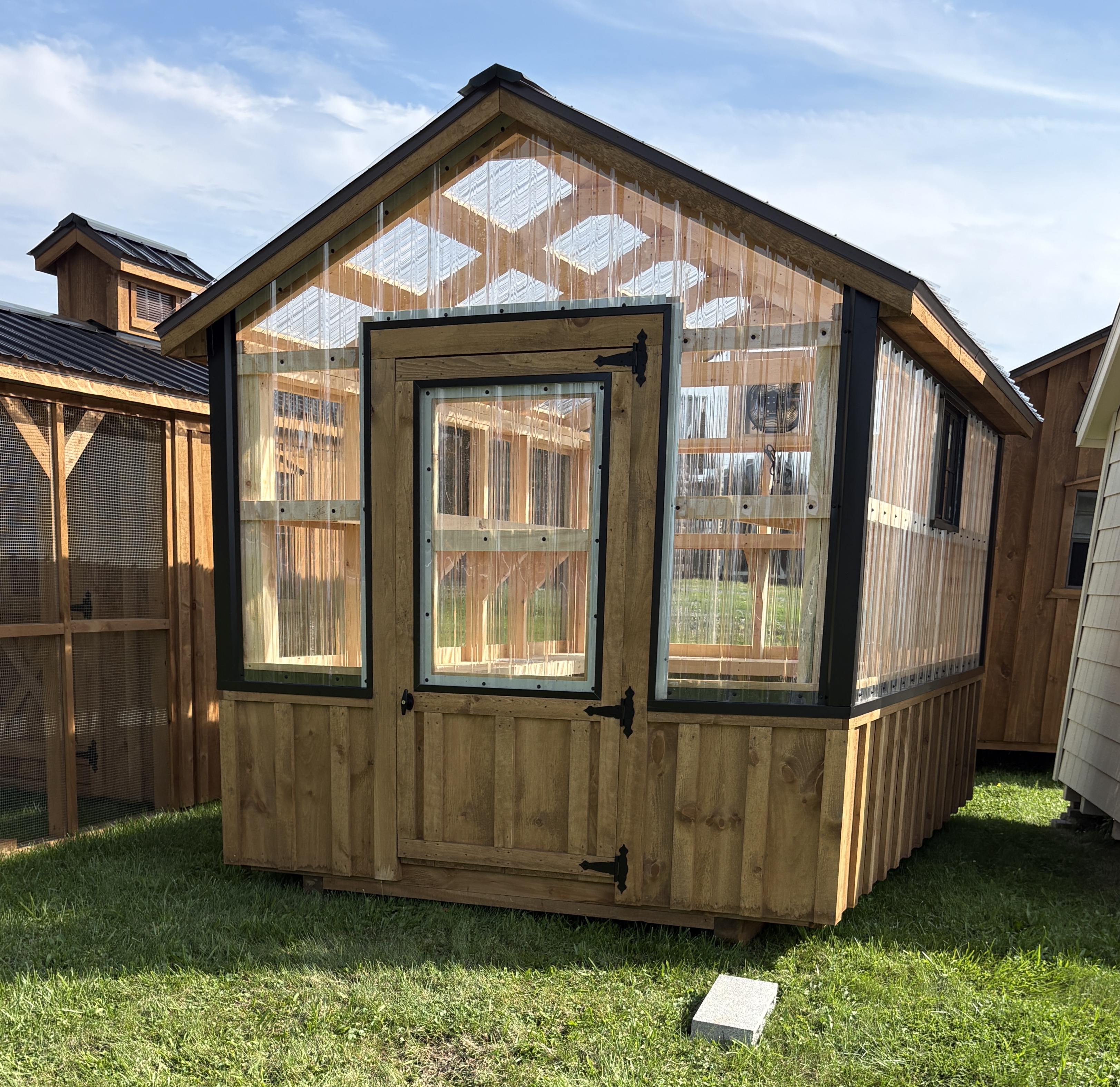 8x12 Rustic Greenhouse