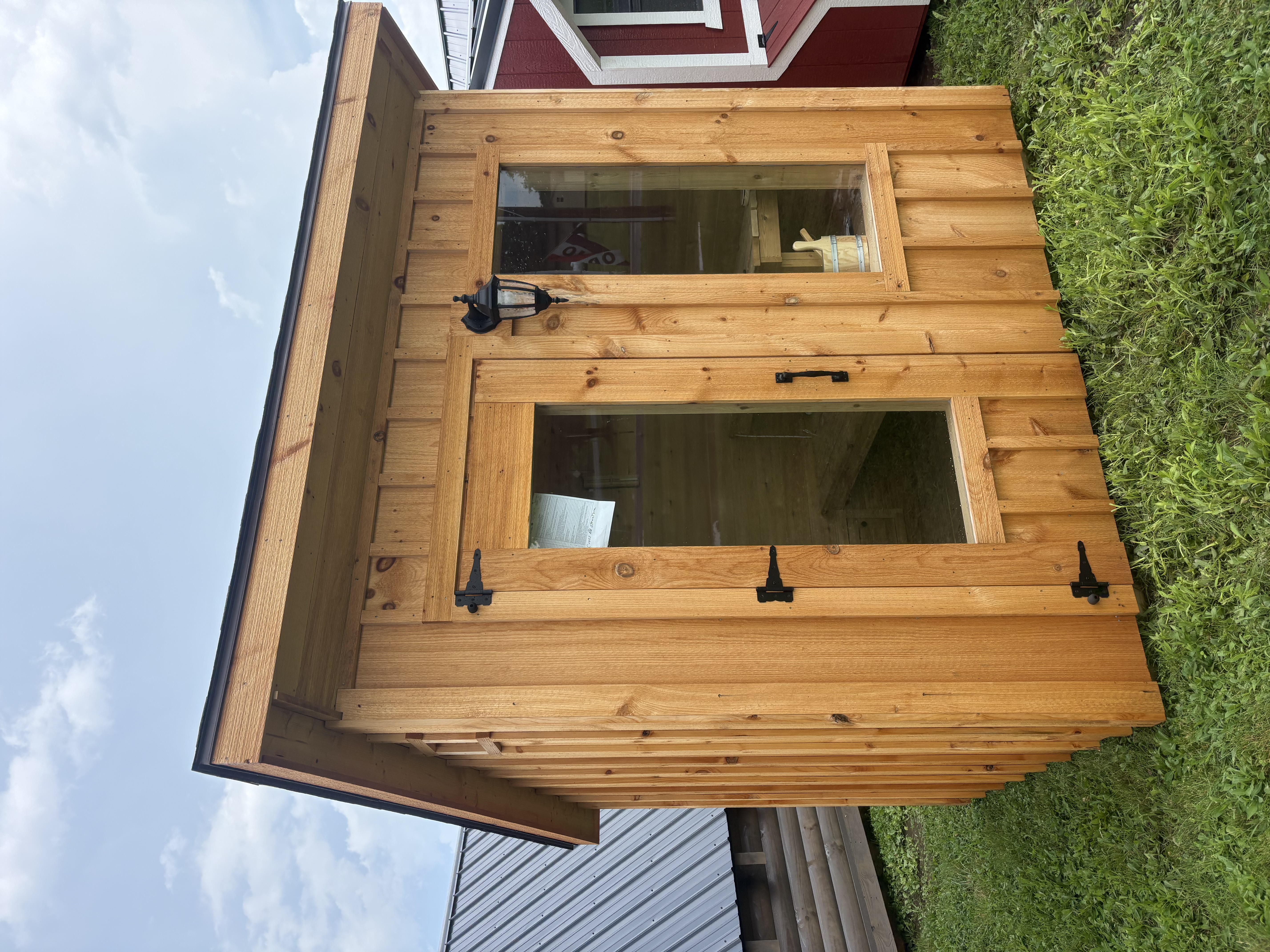 6x8 Single Slope Sauna