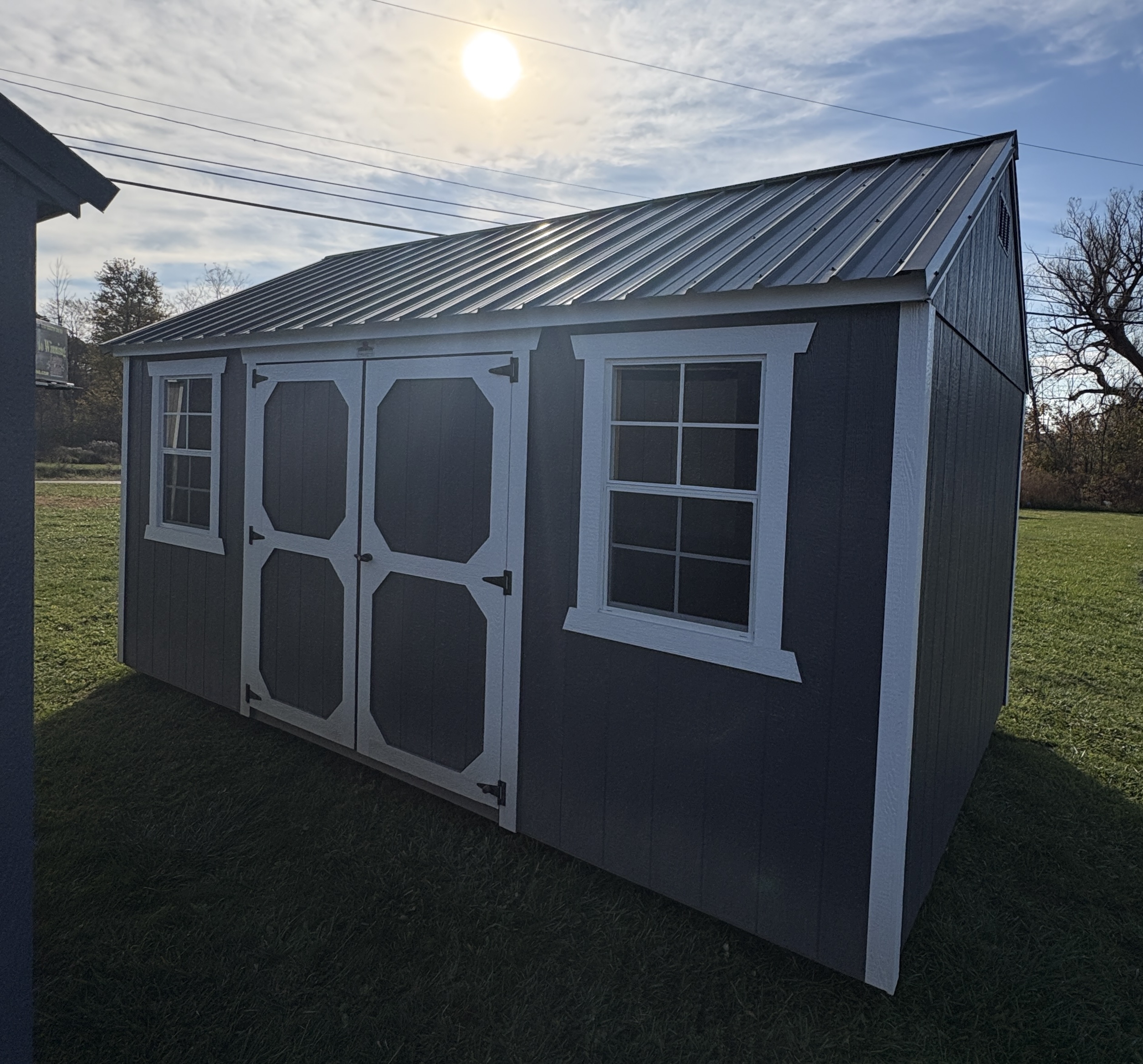 10x16 Side Utility Shed