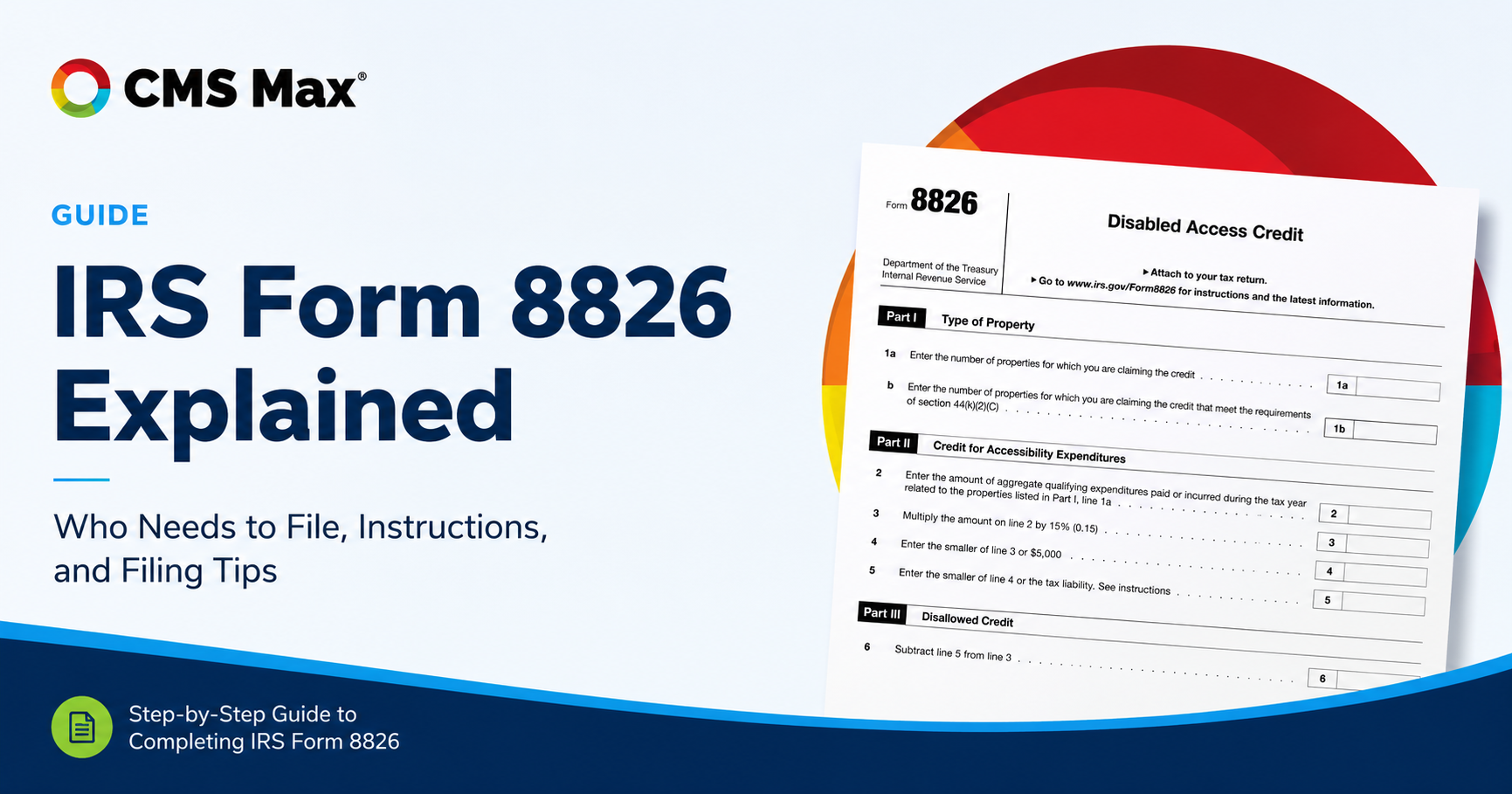 IRS Form 8826 Disabled Access Credit planning guide