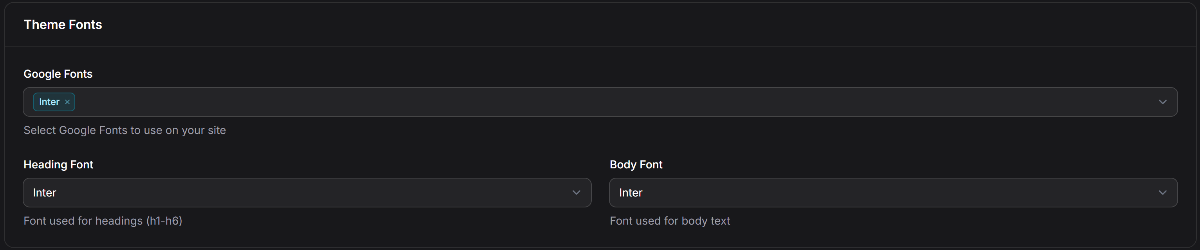 Google Fonts CMS Max