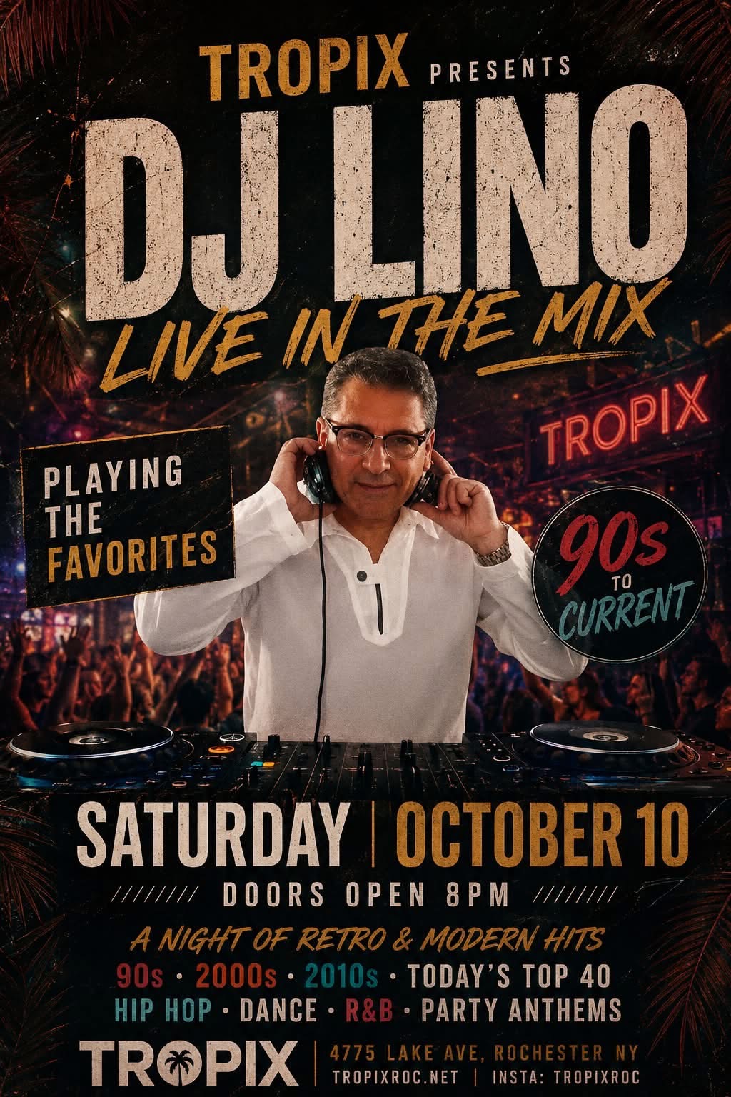 TROPIX PRESENTS : DJ LINO - LIVE IN THE MIX