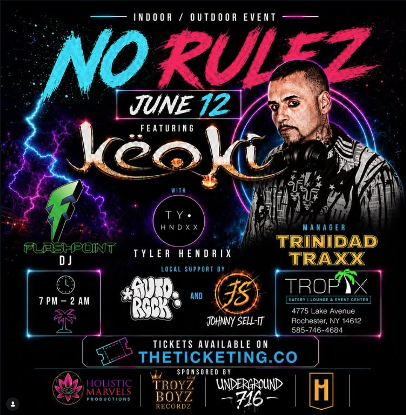 No Rulez with DJ Keoki