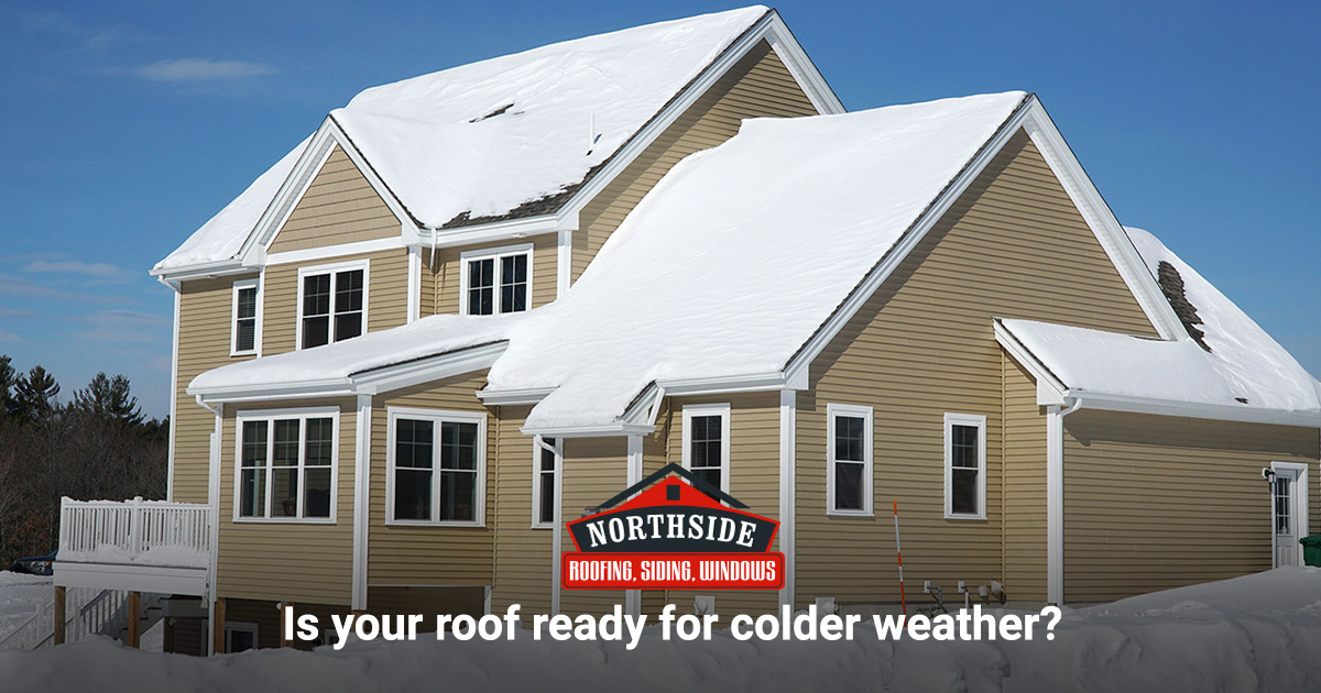 Upstate NY home in the winter