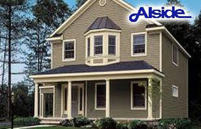 tan alside siding on two story home