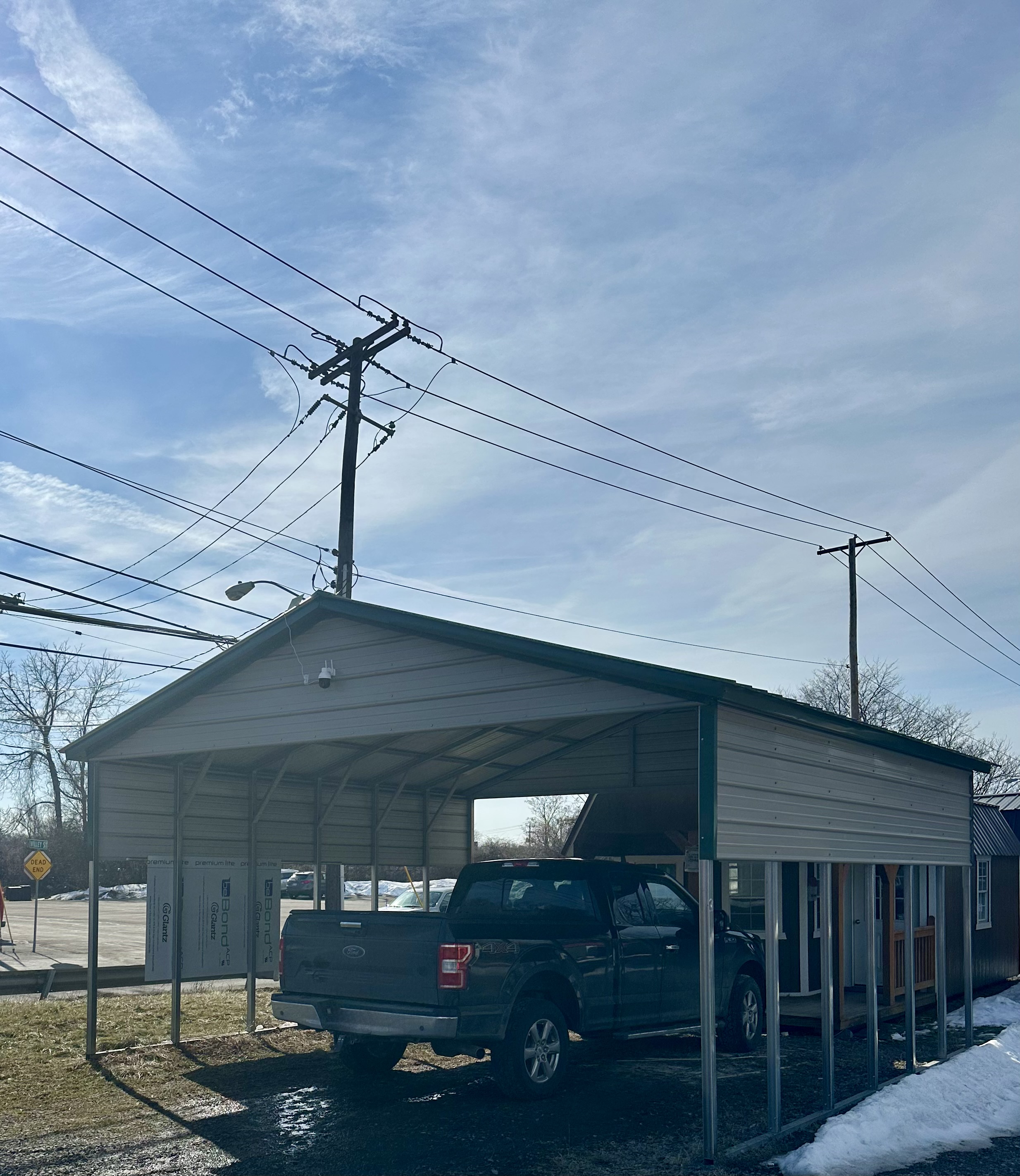 20x21x9 Metal Carport