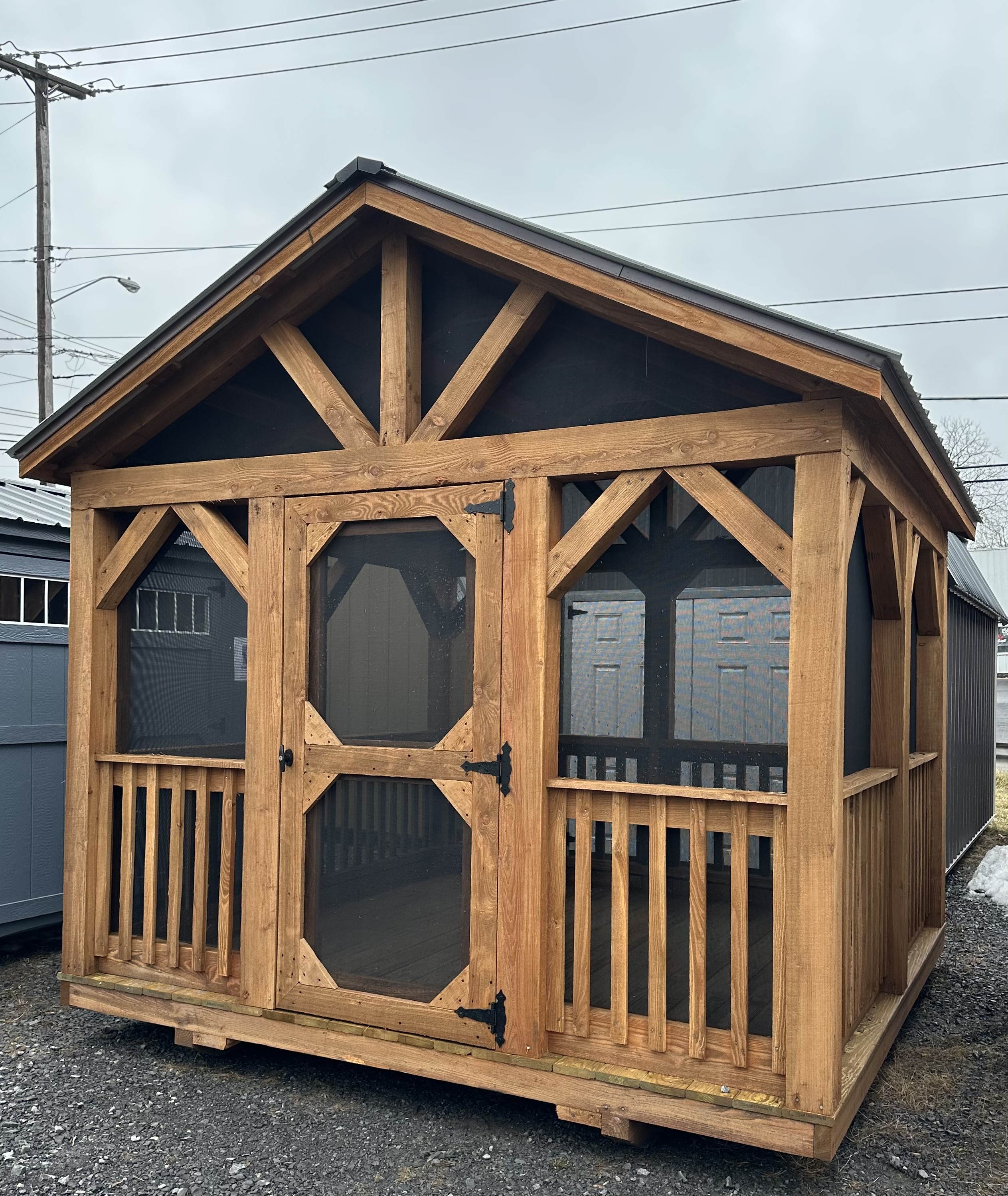 10x10 Rustic Pavilion 