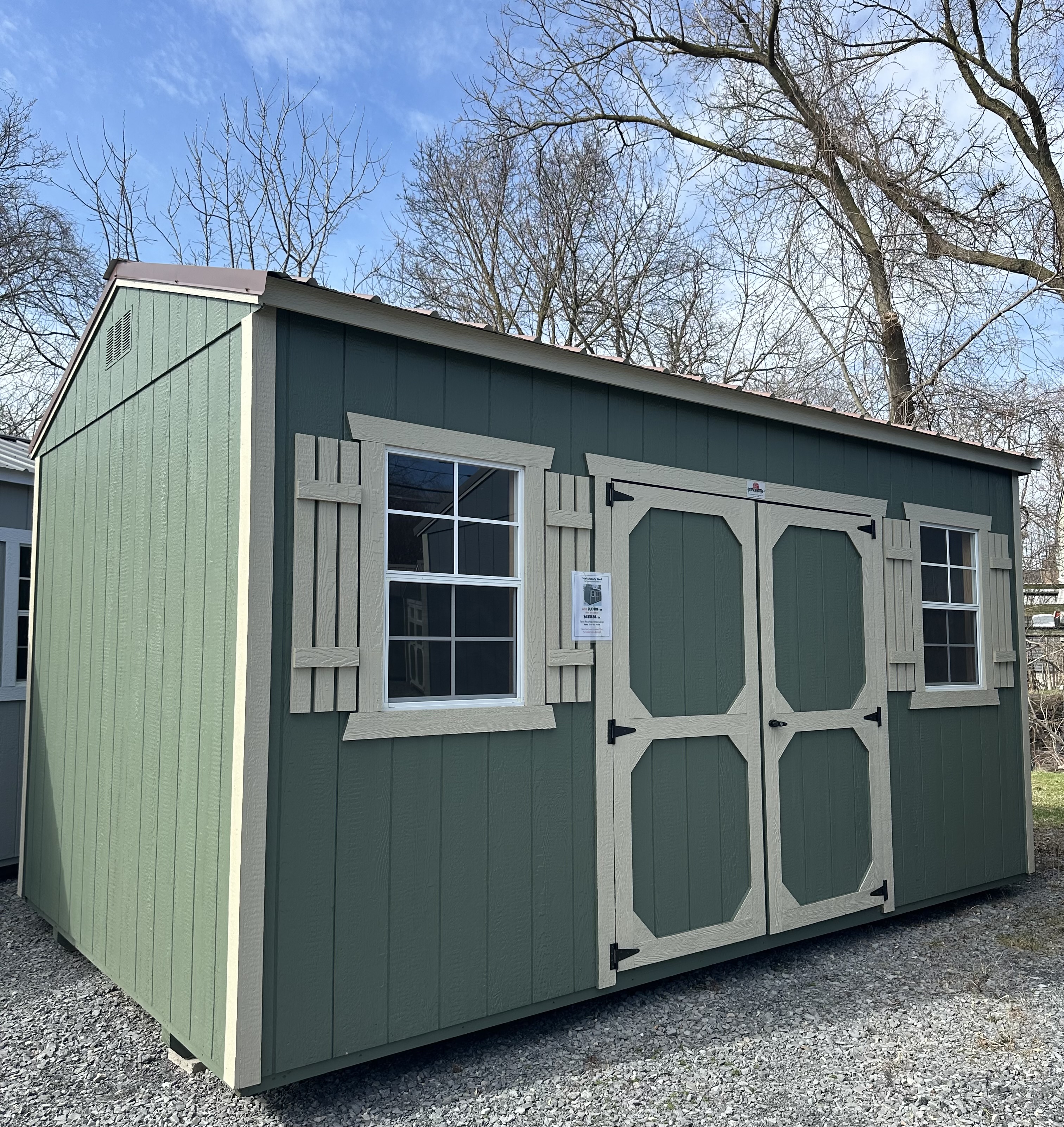 10x16 Utility Shed