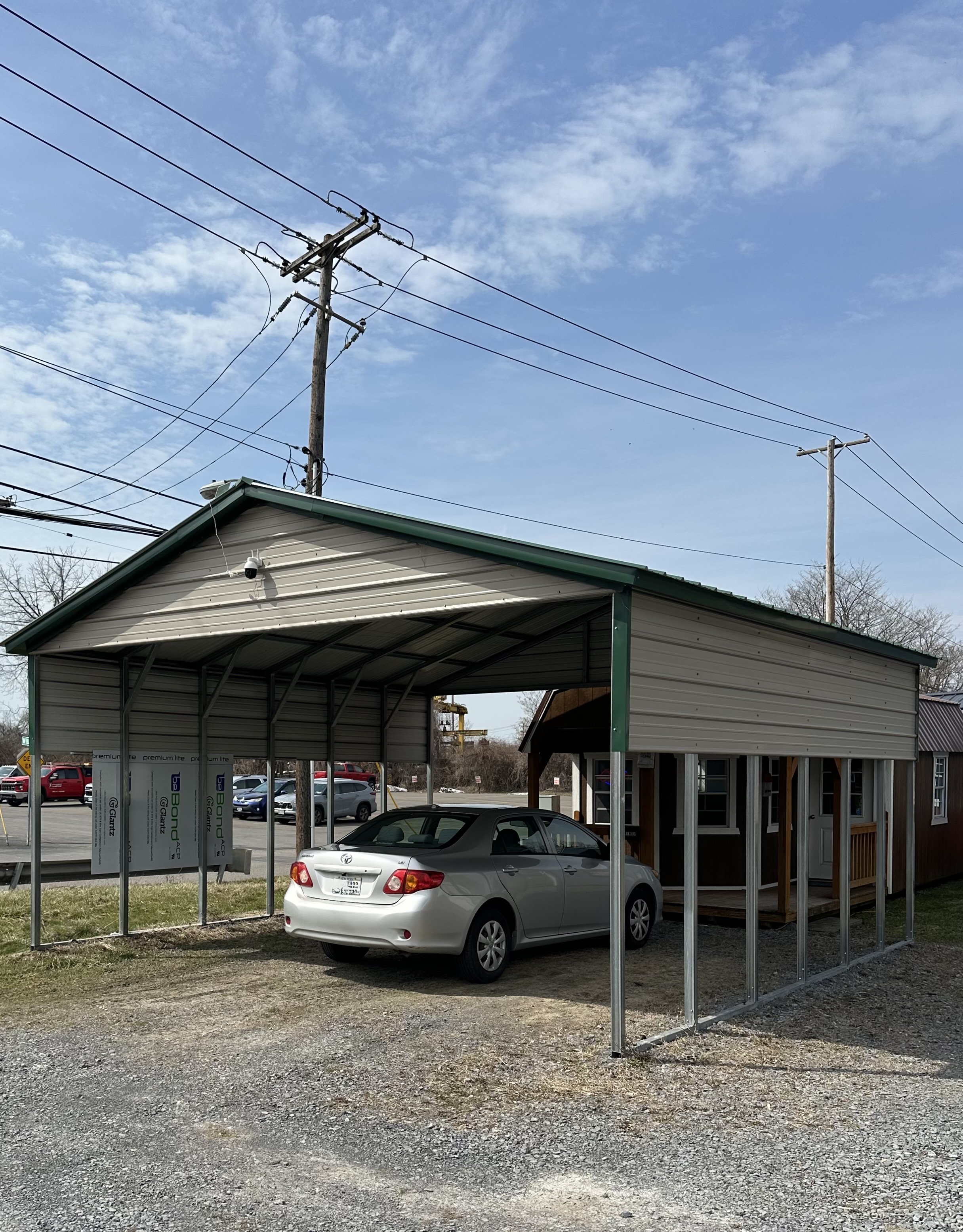 20x21x9 Metal Carport