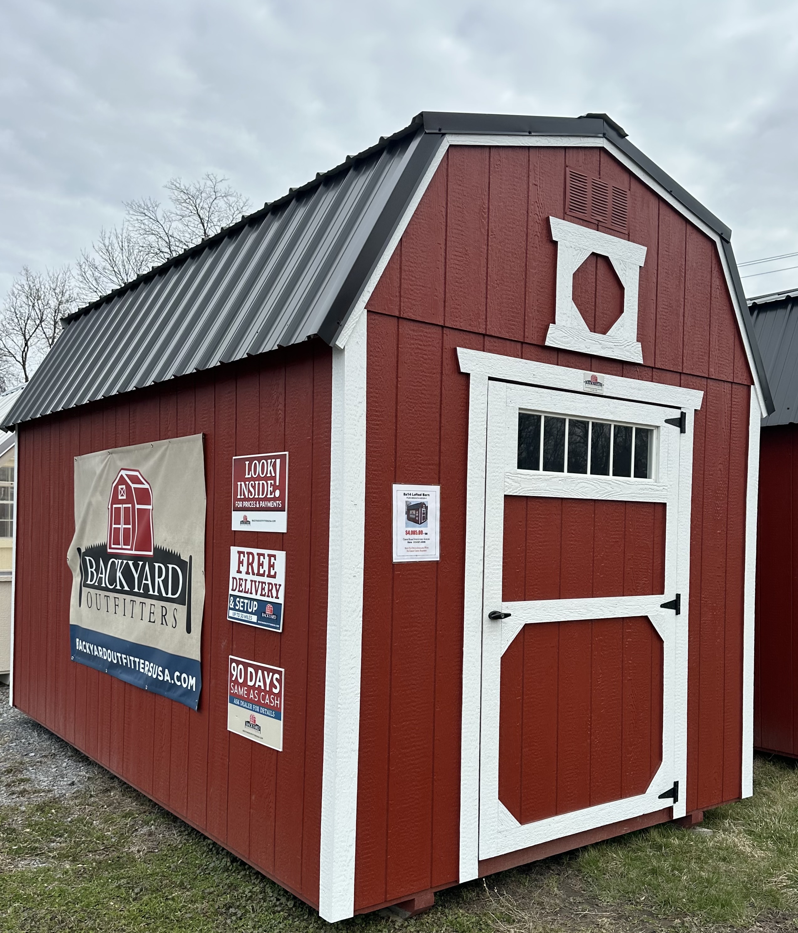 8x14 Lofted Barn