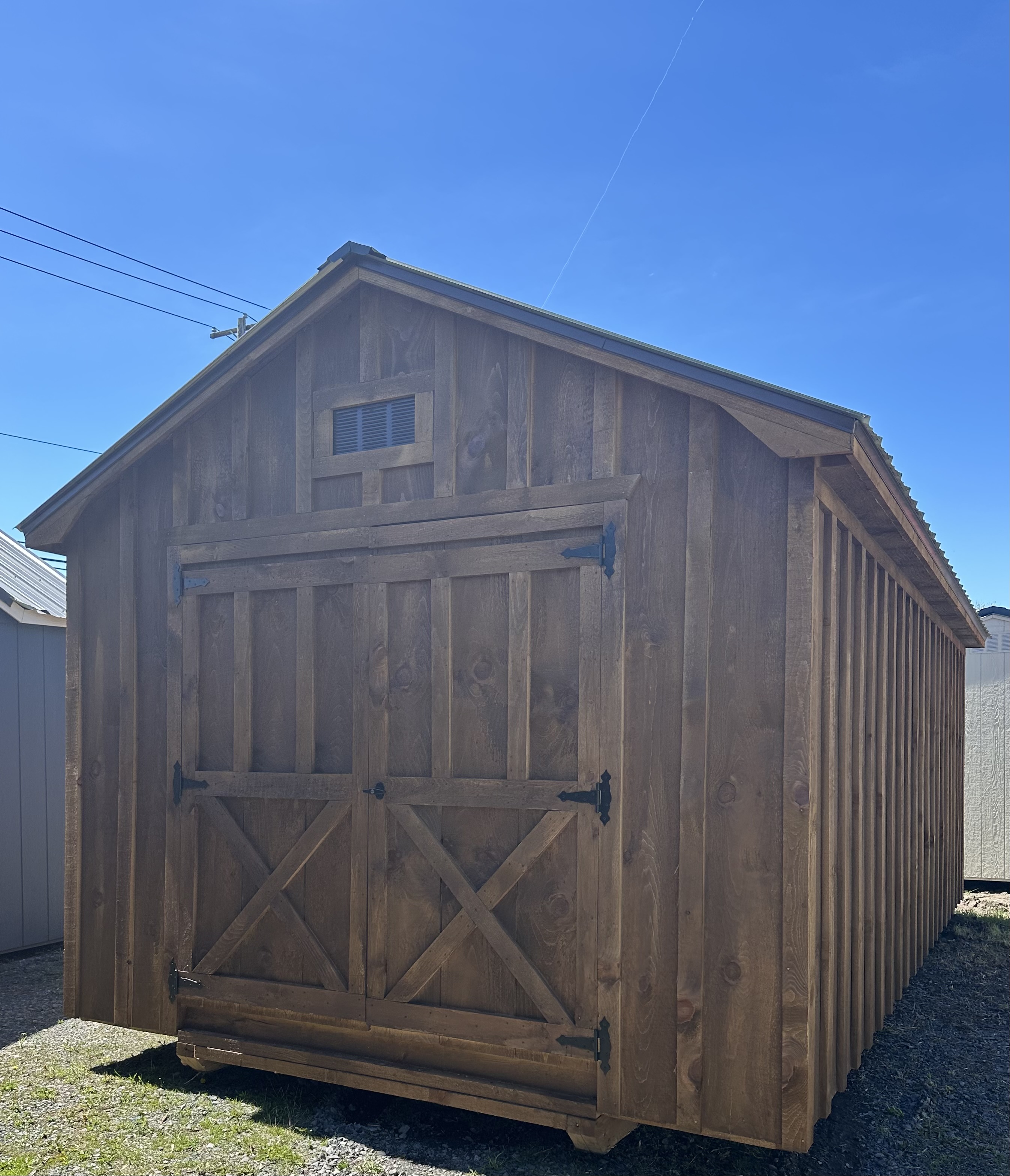 10x20 Rustic Utility Shed