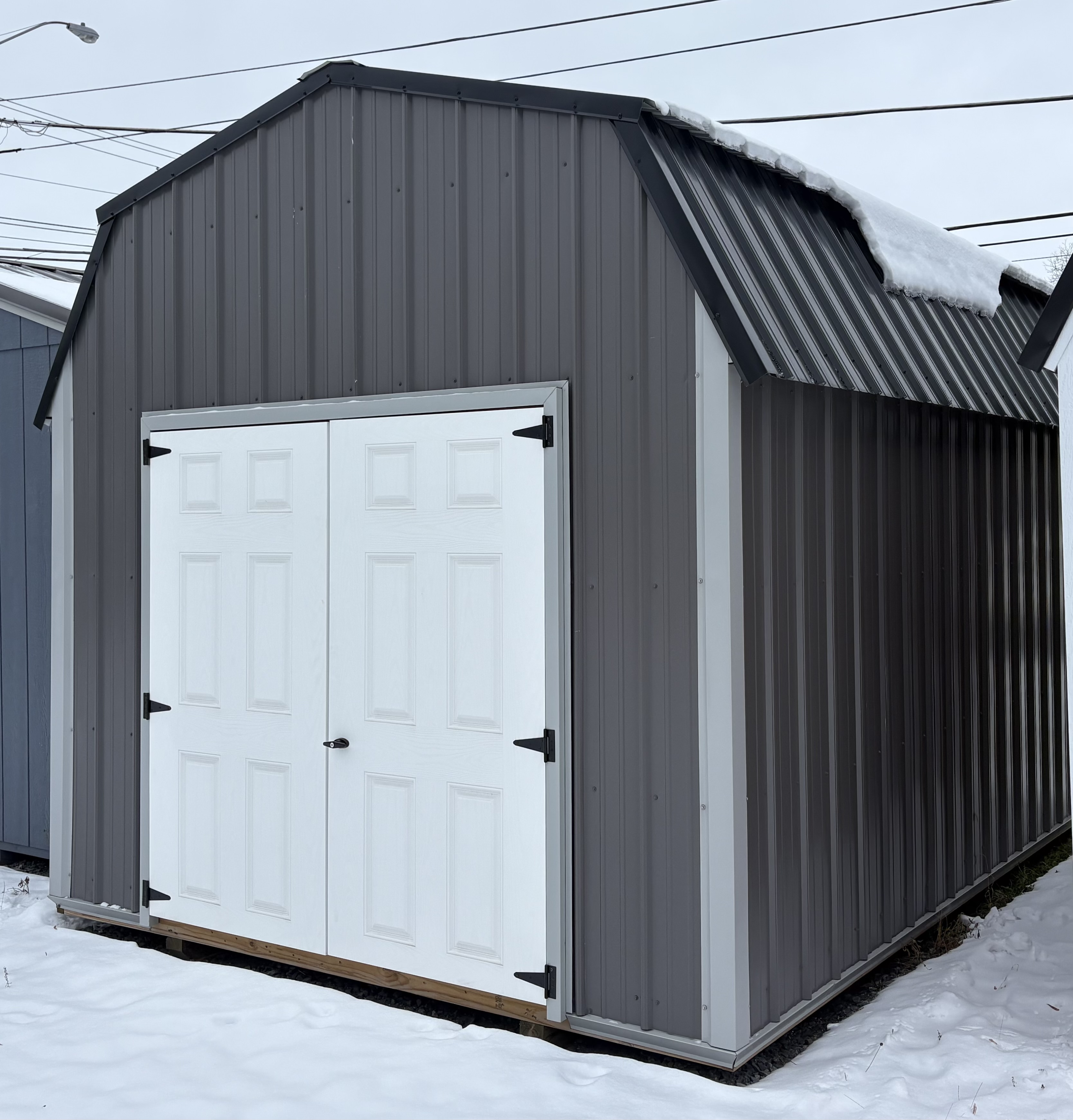 10x16 Metal Lofted Barn