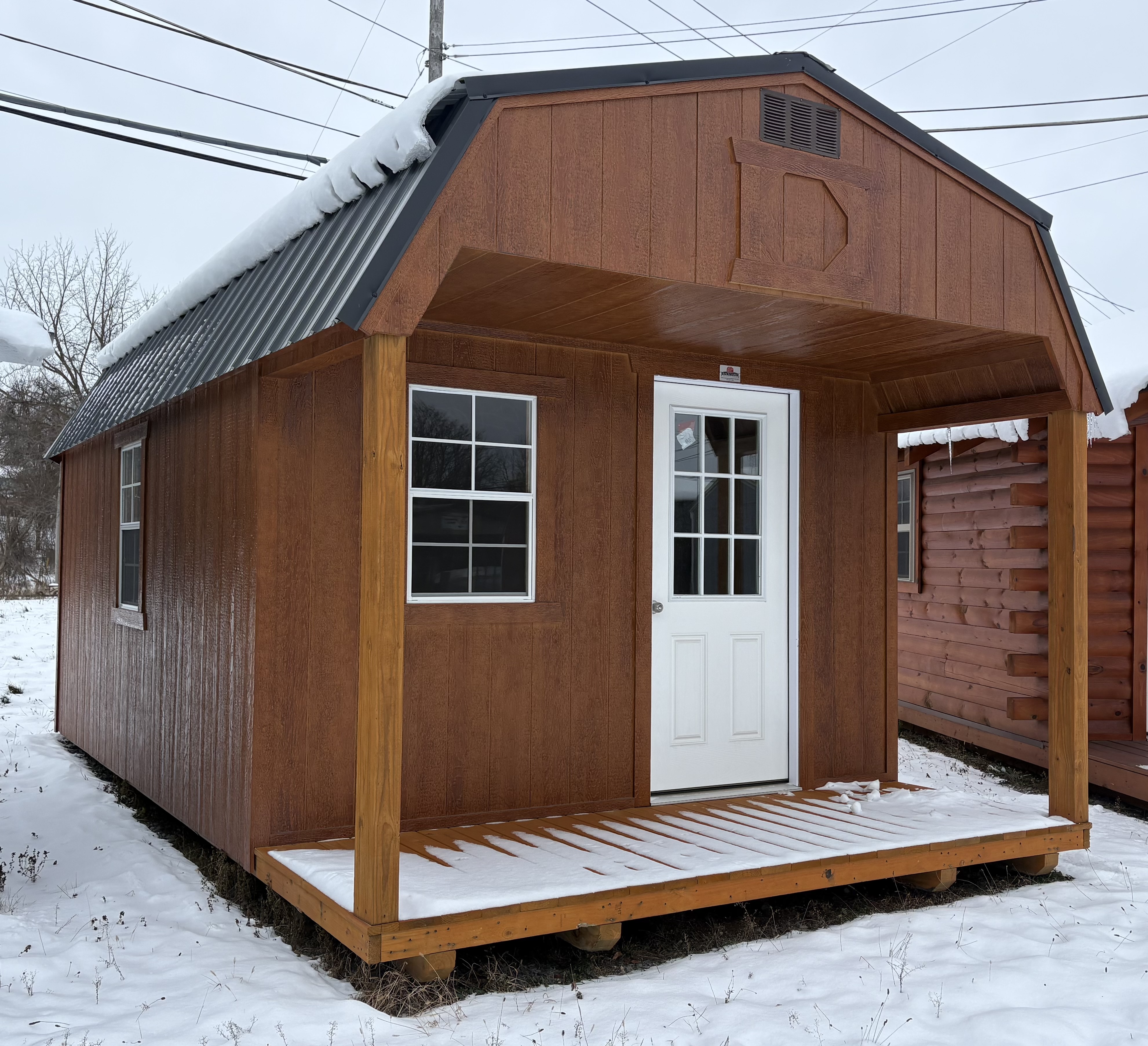 12x20 Wilderness Lofted Playhouse Cabin