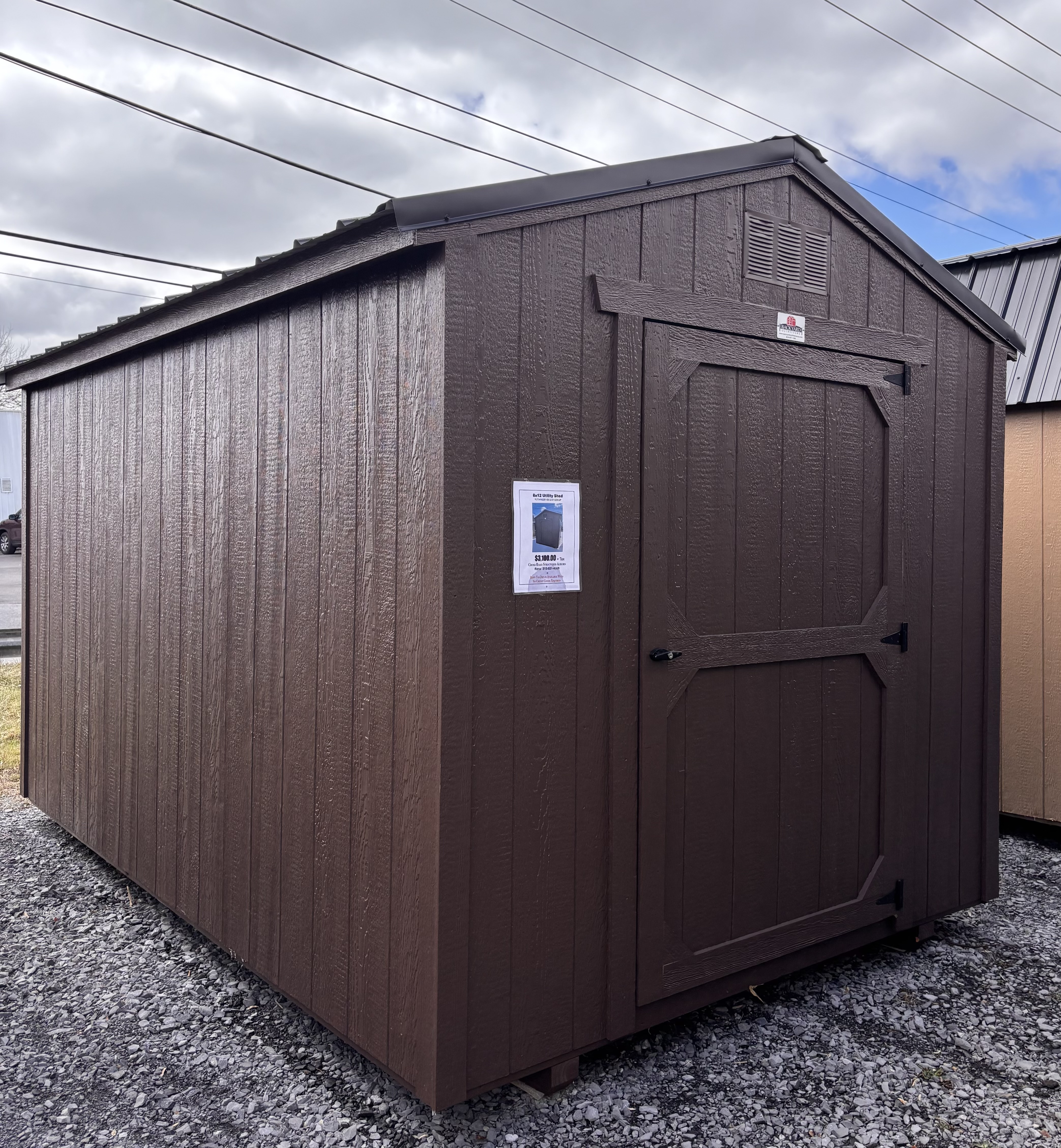 8x12 Utility Shed