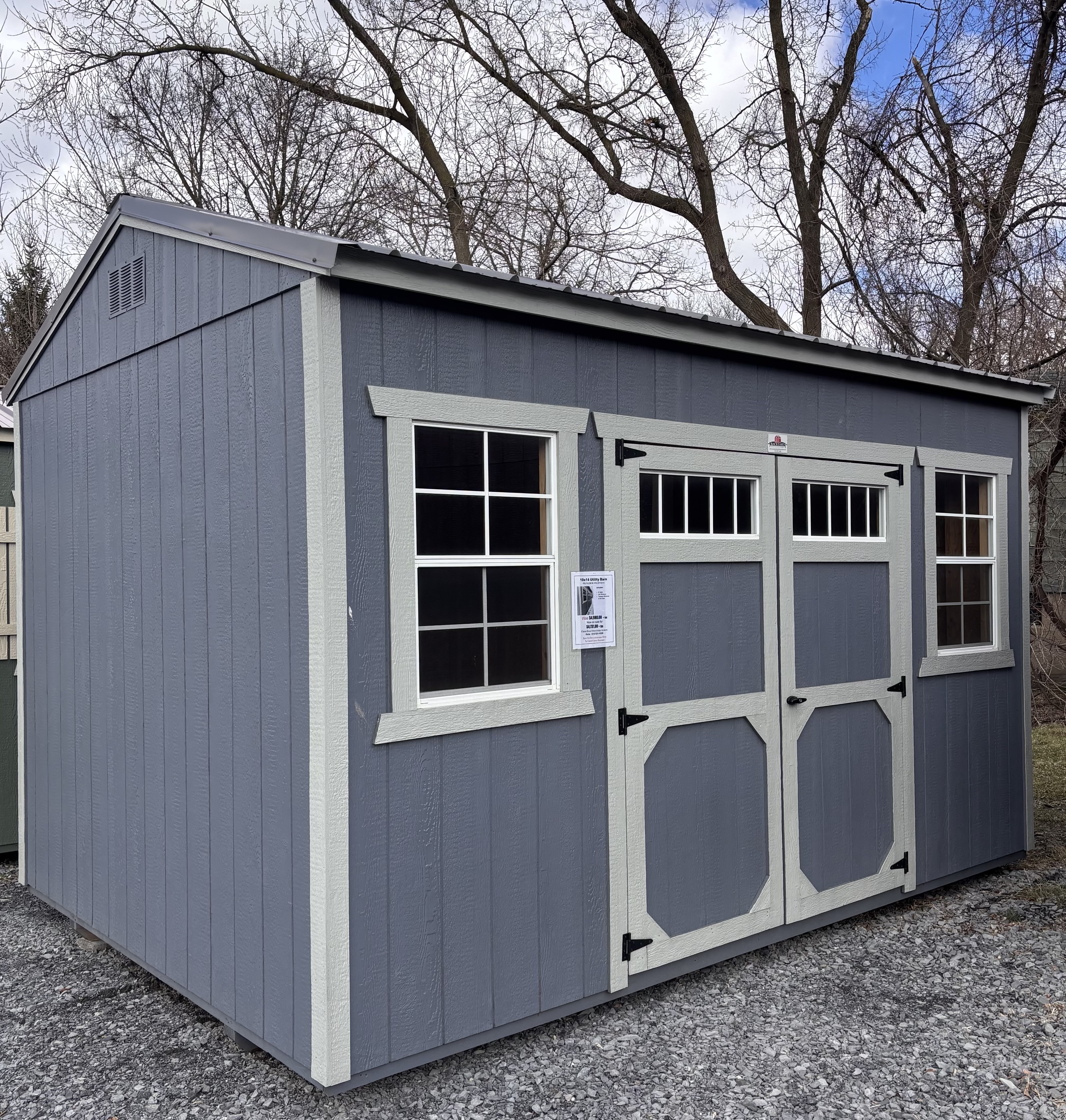 10x14 Utility Shed