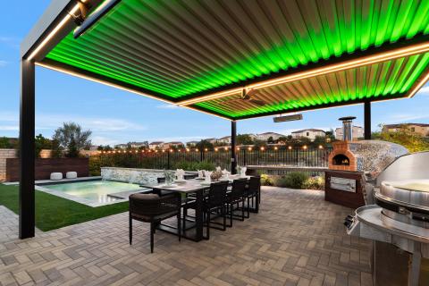 Outdoor entertaining area