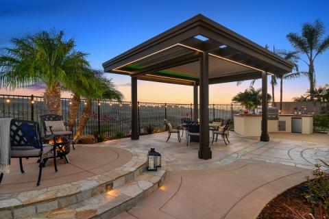 Outdoor patio elements