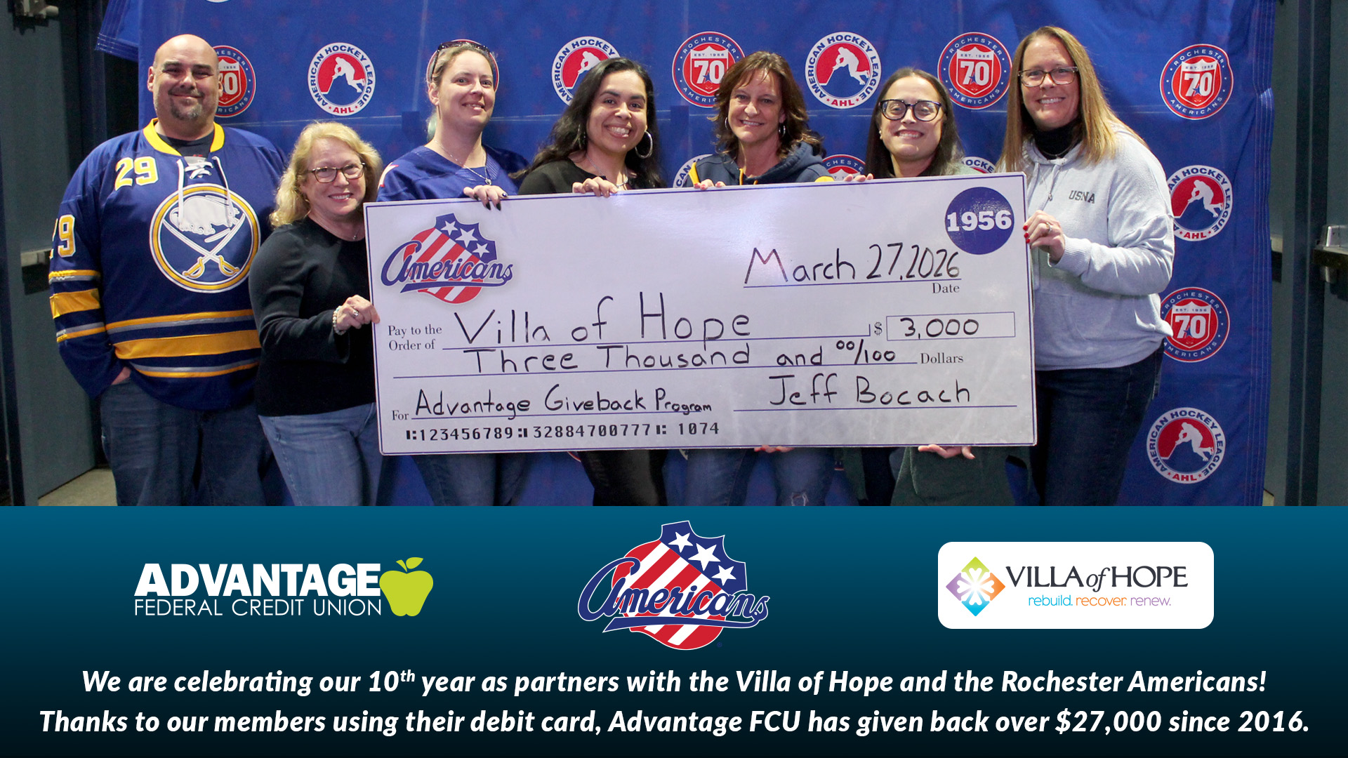 Villa of Hope Debit Card Giveback