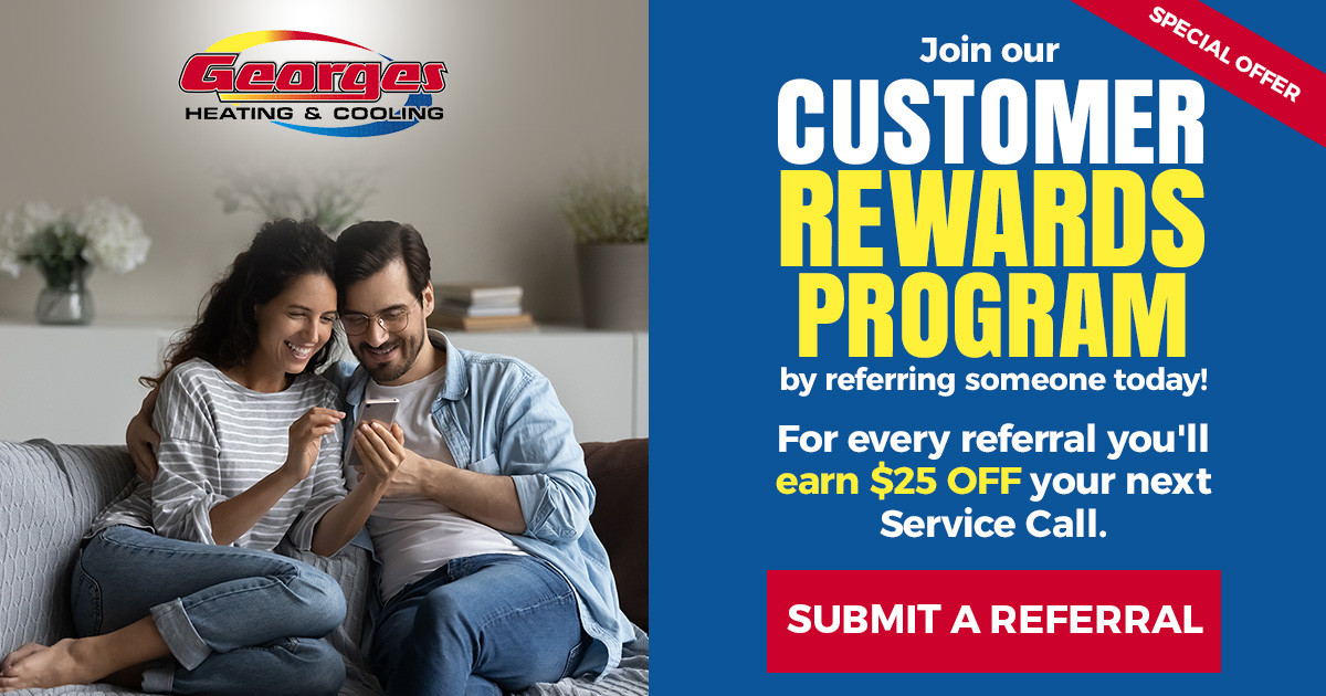 George's Heating & Cooling customer rewards program