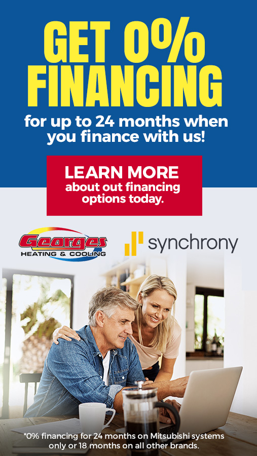 synchrony financing options at Georges Heating and Cooling