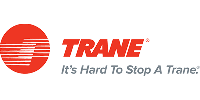 red trane logo with slogan