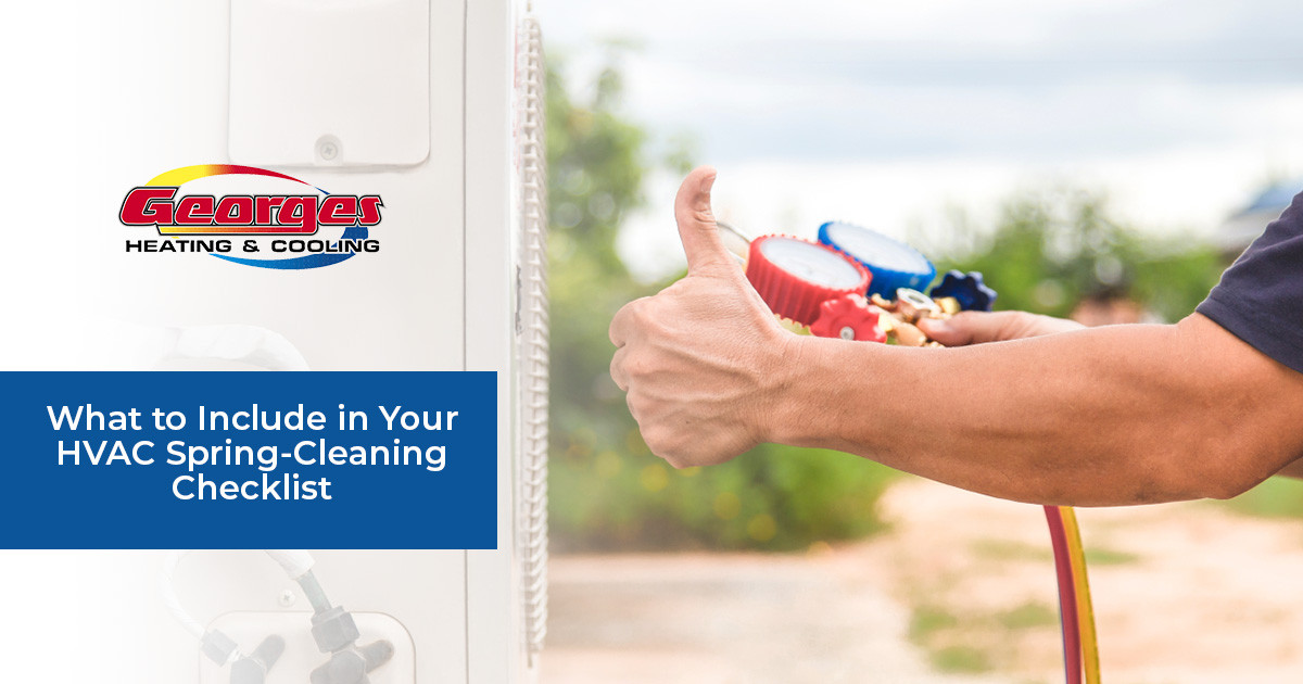 What to Include in Your HVAC Spring-Cleaning Checklist