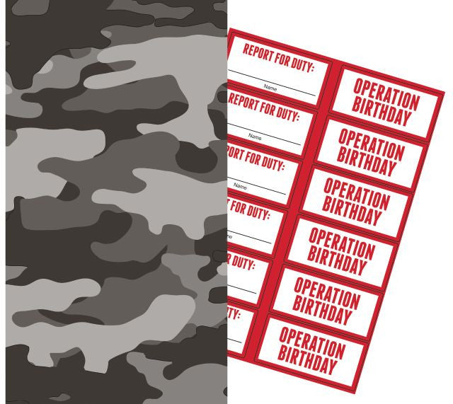 Operation Camo Treat Bag