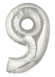 Megaln Silver 9 40in