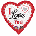 Love You Silver Hearts HX