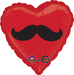 Mustache Heart HX