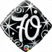 Elegant Swirl 70th Bday
