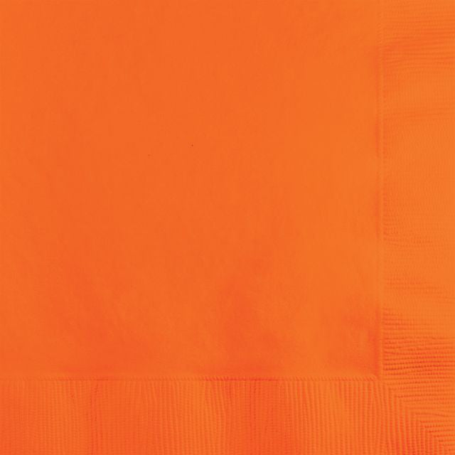 Sun Orange 3ply Bev Nap